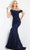 Jovani 09766 - One Shoulder Rosette Evening Dress Evening Dresses