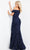 Jovani 09766 - One Shoulder Rosette Evening Dress Evening Dresses