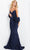 Jovani 09768 - Strapless Rosette Lace Evening Dress Evening Dresses