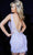 Jovani 09899 - Shimmering Sleeveless V-neck Short Dress Special Occasion Dress