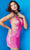 Jovani 09977 - Plunging V-Neck Fitted Cocktail Dress Special Occasion Dress