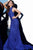 Jovani - 1354 High Neck Sleeveless Stretch Glitter Fabric Mermaid Gown Prom Dresses