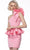 Jovani 1400 - Ruffled One-Shoulder Cocktail Dress Cocktail Dresses
