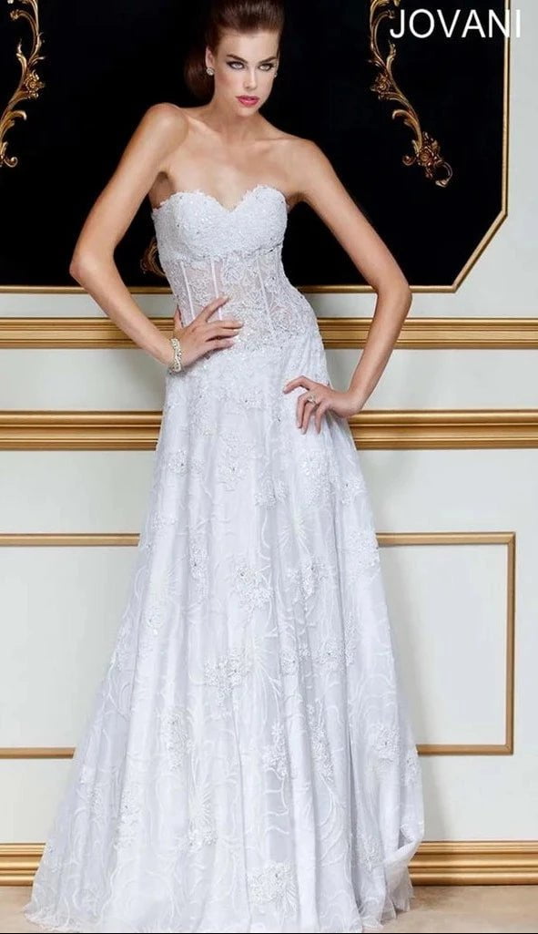 jovani ivory prom dress Jovani 3837 Ivory-Nude Prom Dress