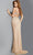 Jovani 2129 - Bejeweled Cutout Evening Dress Evening Dresses