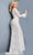 Jovani 220550 - Laced Asymmetric Evening Dress Evening Dresses