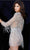 Jovani 22293 - Illusion Fringe Cocktail Dress Cocktail Dresses