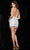 Jovani 22295 - Embellished Sheath Homecoming Dress Cocktail Dresses 00 / Off White/ Silver