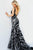 Jovani 22314 - Stripe Sequin V-Neck Prom Dress Prom Dresses