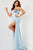 Jovani 22410 - Cut Glass Prom Dress with Slit Prom Dresses