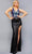 Jovani 22521 - Butterfly Sequin Prom Dress Prom Dresses 00 / Black