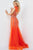 Jovani 22540 - Feather Shoulders Prom Dress Prom Dresses