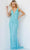 Jovani 22712 - Fringe-Styled Sheath Evening Gown Evening Dresses