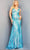 Jovani 22770 - Plunging Sequin Prom Dress Prom Dresses 00 / Iridescent Jade
