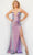 Jovani 22822 - Plunging Sequin Prom Dress Special Occasion Dress 00 / Purple