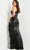 Jovani 22895 - Sequined Asymmetric Evening Dress Evening Dresses