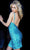 Jovani 22905 - Plunging Accent Sequin Cocktail Dress Special Occasion Dress