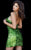 Jovani 22905 - Plunging Accent Sequin Cocktail Dress Special Occasion Dress