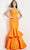 Jovani 22921 - Strapless Mermaid Evening Dress Evening Dresses 00 / Orange