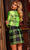 Jovani 23004 - Plaid-Printed Three-Piece Coords Homecoming Dresses