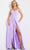 Jovani 23150 - Strapless Double Slit Jumpsuit With Overskirt Formal Pansuits 00 / Lilac
