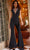 Jovani 23240 - Plunging V-Neck Fitted Jumpsuit Special Occasion Dress