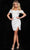 Jovani 23554 - Off Shoulder Corset Cocktail Dress Cocktail Dresses