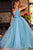 Jovani 23577 - Floral Lace V-Neck Ballgown Special Occasion Dress