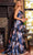 Jovani 23893 - Strapless Floral Print Evening Gown Special Occasion Dress