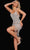 Jovani 24054 - Fringe accented Sleeveless Cocktail Dress Cocktail Dresses