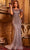 Jovani 24056 - Feathered Off Shoulder Evening Gown Special Occasion Dress
