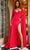Jovani 24148 - Sweetheart Sheath Prom Gown With Cape Special Occasion Dress 00 / Red
