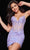 Jovani 26194 - Embroidered Illusion Homecoming Dress Party Dresses 00 / Lilac