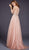 Jovani - 29084 Quarter Sleeve Ornate Illusion Tulle Gown Special Occasion Dress