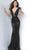 Jovani - 3180 Feathered Cap Sleeve Sequin Prom Dress Prom Dresses