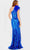 Jovani 32596 - Feather Shoulder Sequined Dress Prom Dresses