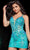 Jovani 36410 - Plunging V-Neck Homecoming Dress Cocktail Dresses