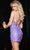 Jovani 36410 - Plunging V-Neck Homecoming Dress Cocktail Dresses