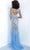 Jovani - 3686 Plunging Linear Beaded High Slit Gown Pageant Dresses
