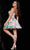 Jovani 36980 - Floral Printed Strapless Dress Cocktail Dresses