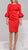 Jovani - 39738 Quarter Length Puff Detailed Dress Cocktail Dresses 0 / Red