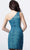 Jovani - 4583 Asymmetric One Shoulder Fitted Glitter Cocktail Dress Party Dresses