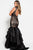 Jovani - 52086 Lace Jewel Neck Tiered Trumpet Dress Special Occasion Dress