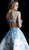 Jovani - 53204 Embellished V-neck A-line Cocktail Dress Special Occasion Dress