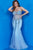 Jovani 5908 Strapless Sweetheart Corset Illusion Bodice Mermaid Gown Pageant Dresses