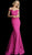 Jovani - 60122 Off Shoulder Sweetheart Neck Glitter Mermaid Gown Evening Dresses 0 / Sand