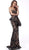 Jovani - 61524 Lace Applique Strapless Trumpet Dress Evening Dresses