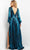 Jovani 6221 - Bishop Sleeve V-Neck Evening Gown Evening Dresses
