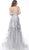 Jovani - 62405 Embroidered Plunging V-Neck A-Line Gown Prom Dresses
