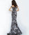 Jovani - 63516 Sequined Off Shoulder Floral Mermaid Gown Evening Dresses